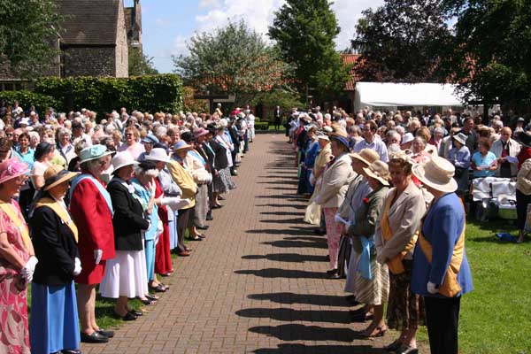 arrival of the clergy